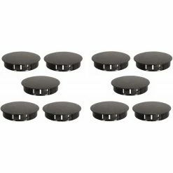 magasin de vélo 22 10x BOUCHONS PLASTIQUE ROND NOIR CACHE TROU BOITIER MEUBLE ALESAGE