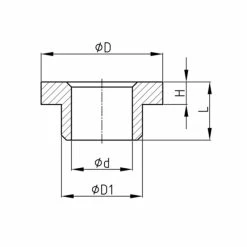 magasin de vélo -magasin de vélo 10x coussinet entretoise epaulee d12mm d20mm l10mm plastique nylon 66 vis rondelle collerette 1