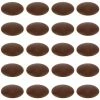 20x Cache Vis Plastique Marron Chêne Foncé Ø12mm Plat Torx Capuchon Hexalobulaire TX AW20 -magasin de vélo 20x cache vis plastique marron chene fonce o12mm plat torx capuchon hexalobulaire tx aw20