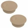 2x PASSE CABLE BUREAU DIAMETRE 80MM BEIGE ROND ORDINATEUR PC FIL ELECTRIQUE -magasin de vélo 2x passe cable bureau diametre 80mm beige rond ordinateur pc fil electrique