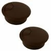 2x PASSE CABLE BUREAU DIAMETRE 80MM MARRON ROND ORDINATEUR PC FIL ELECTRIQUE -magasin de vélo 2x passe cable bureau diametre 80mm marron rond ordinateur pc fil electrique