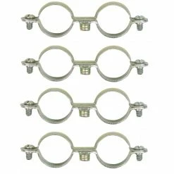 4x COLLIER DE SERRAGE DOUBLE 12MM A 28MM PAS DE VIS 7/150 FIXATION TUBE TUYAU PLOMBERIE CUIVRE CONNECTEUR RACCORD