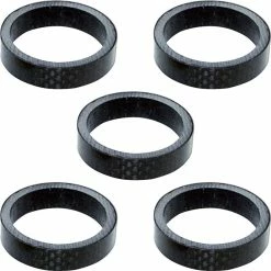5x Entretoise Direction Potence Velo 1 1/8" 28.6mm Carbone Cale Ergonomique 5mm Guidon Vtt Route Ville
