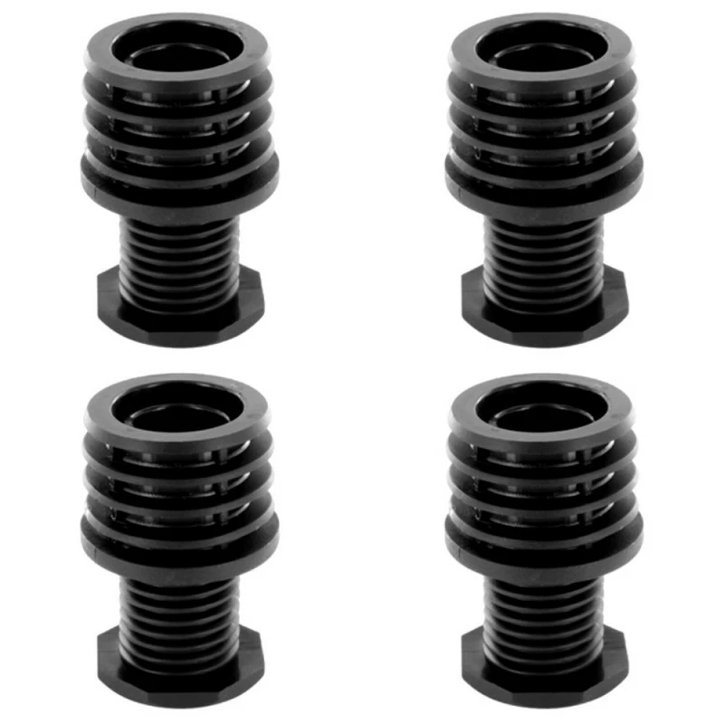 Polyamide 6 (PA 6) 4x Pied De Meuble Tube Rond Réglable Plastique Ø25mm Embout Ajustable Rentrant Outillage 3 Polyamide 6 (PA 6) 4x Pied De Meuble Tube Rond Réglable Plastique Ø25mm Embout Ajustable Rentrant Outillage