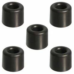 Plastique PVC (PVC-P) 5x Pied Plastique Noir 20mm 25mm 30mm Butoir Outillage étagère Meuble Arrêt Tampon