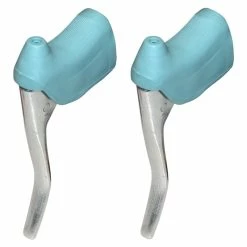 Aluminium KIT LEVIER DE FREIN ET REPOSE MAIN PAIRE COCOTTE VINTAGE VELO COURSE 22.2MM ALU -magasin de vélo kit levier de frein et repose main paire cocotte vintage velo course 222mm alu 4