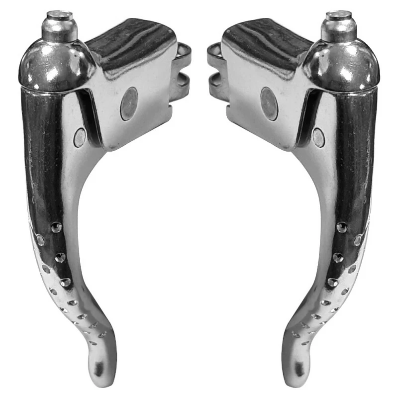 Levier De Frein Vélo Aluminium 22mm Perforé Tirage Haut Ville Route Vintage 3 Levier De Frein Vélo Aluminium 22mm Perforé Tirage Haut Ville Route Vintage