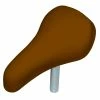 Plastique PP + Acier + Mousse Haute Densité ; Selle Vélo Bmx Enfant Marron Confort Avec Tige 22mm Draisienne Universelle Femme -magasin de vélo selle velo bmx enfant marron confort avec tige 22mm draisienne universelle femme